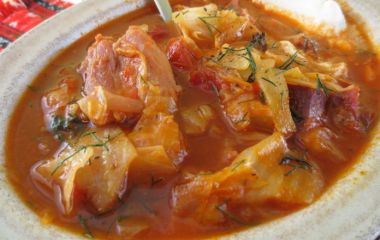 Левеш з капустою да з пікницею