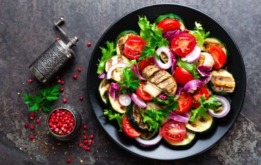 Салат полонинский с грибами