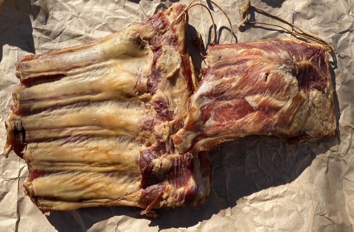 Ребра свинячі Сирокопчені «Закарпатський Дим» (Для справжнього борщу)