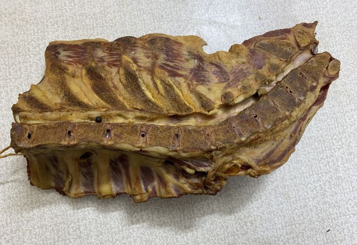 Копчені свинячі ребра (Рагу по-закарпатськи) холодної консервації