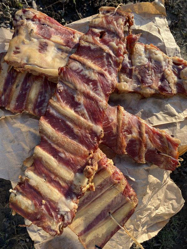 Ребра свинячі Сирокопчені «Закарпатський Дим» (Для справжнього борщу)