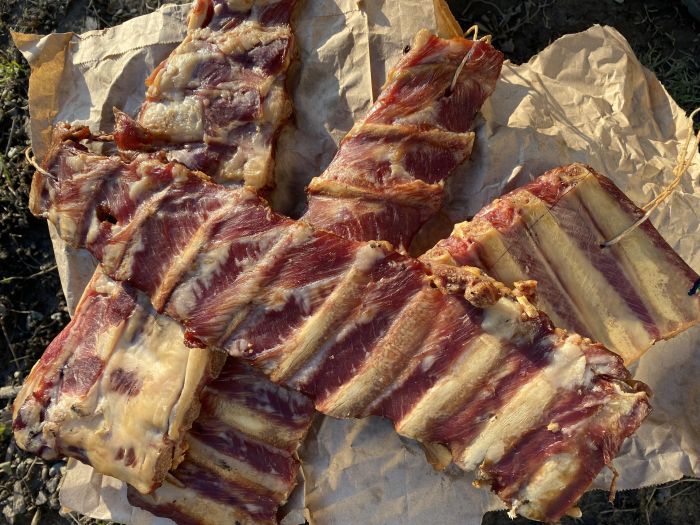 Ребра свинячі Сирокопчені «Закарпатський Дим» (Для справжнього борщу)