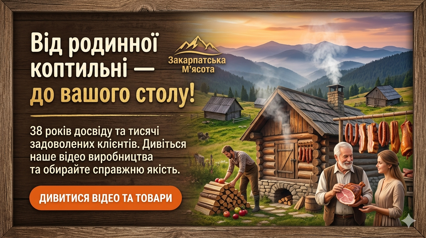 Від родинної коптильні — до вашого столу