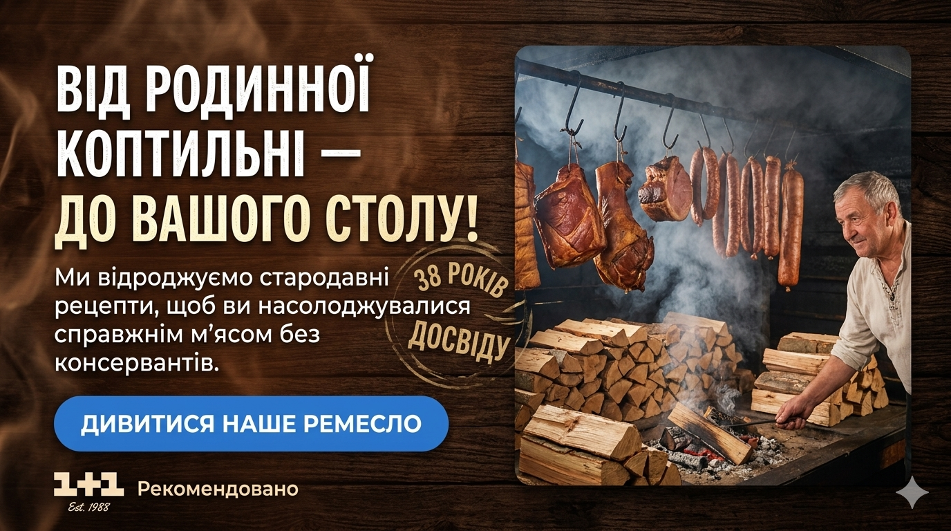 Від родинної коптильні — до вашого столу